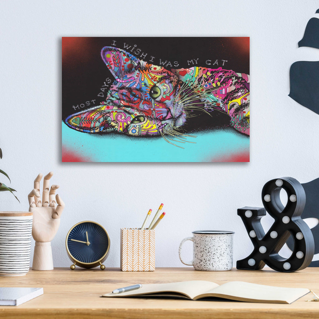 Epic Art 'Most Days' by Dean Russo, Acrylic Glass Wall Art,16x12