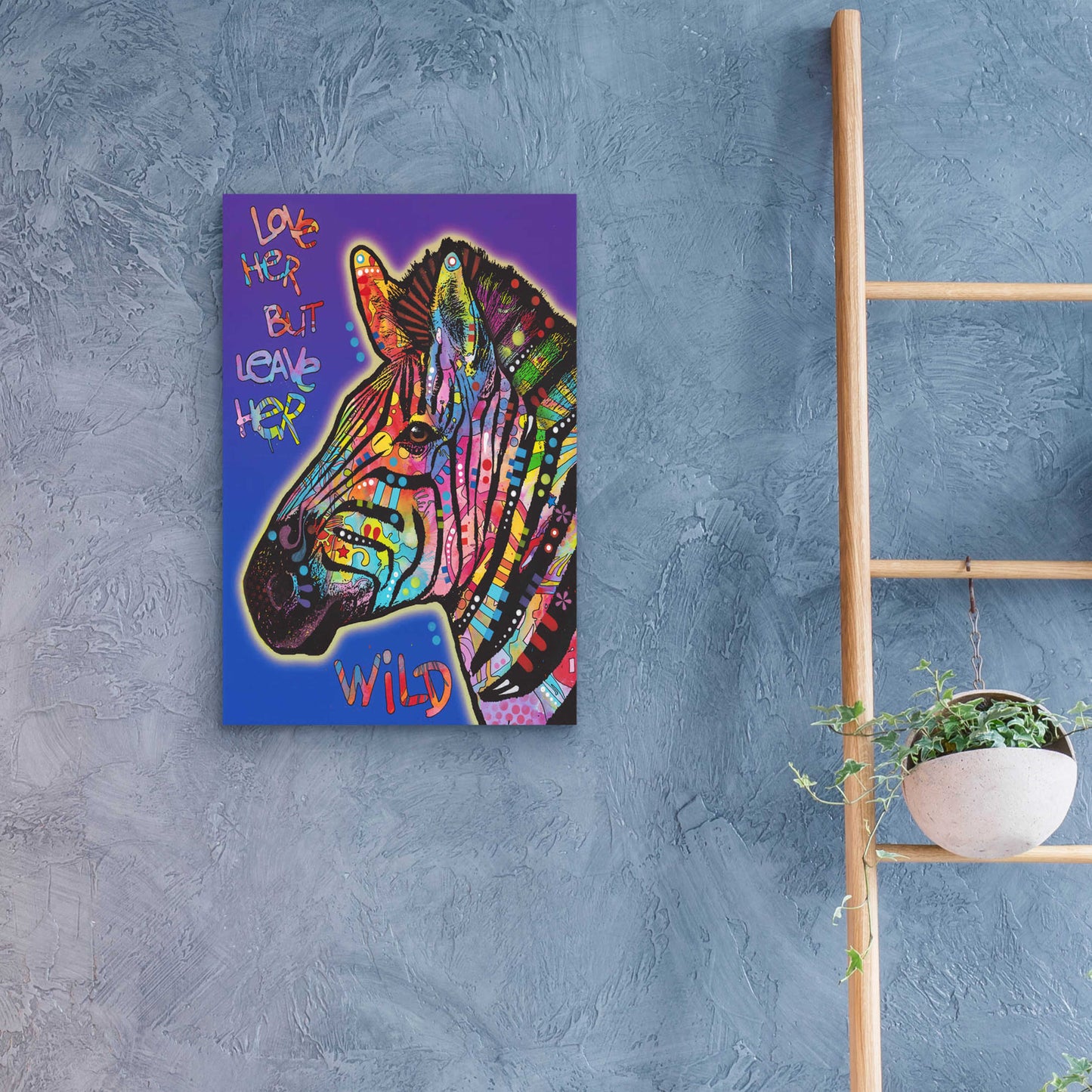 Epic Art 'Leave Her Wild' by Dean Russo, Acrylic Glass Wall Art,16x24