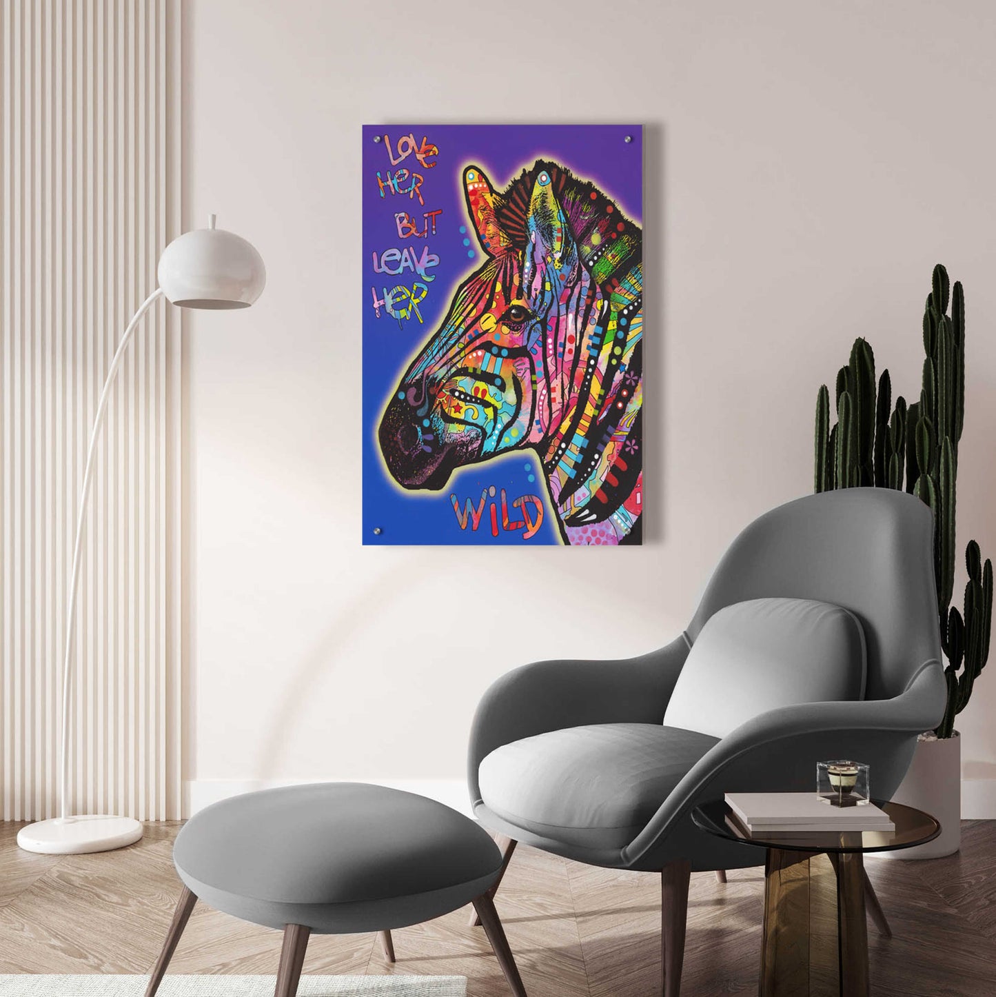 Epic Art 'Leave Her Wild' by Dean Russo, Acrylic Glass Wall Art,24x36