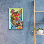 Epic Art 'If Cats Could Talk' by Dean Russo, Acrylic Glass Wall Art,16x24
