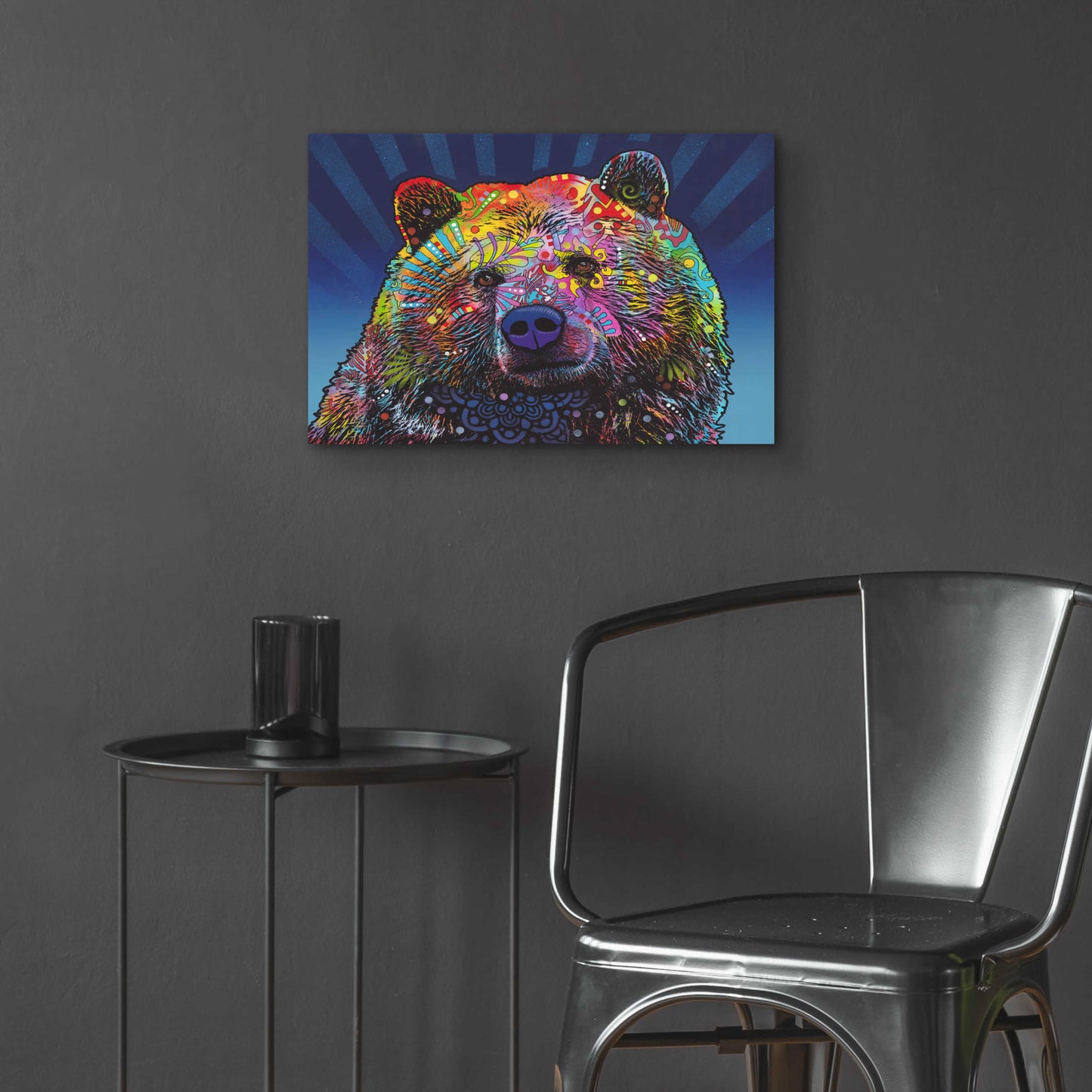 Epic Art 'Grizz' by Dean Russo, Acrylic Glass Wall Art,24x16