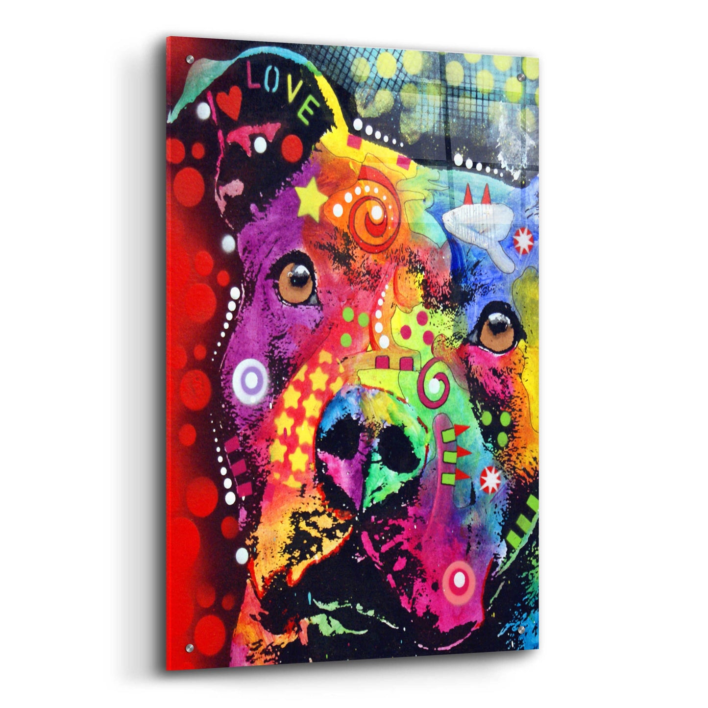 Epic Art 'Thoughtful Pit Classic' by Dean Russo, Acrylic Glass Wall Art,24x36