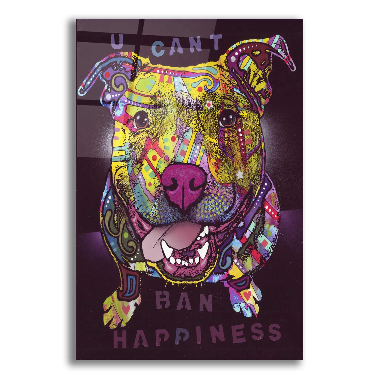 Epic Art 'U Cant Ban Happiness' by Dean Russo, Acrylic Glass Wall Art