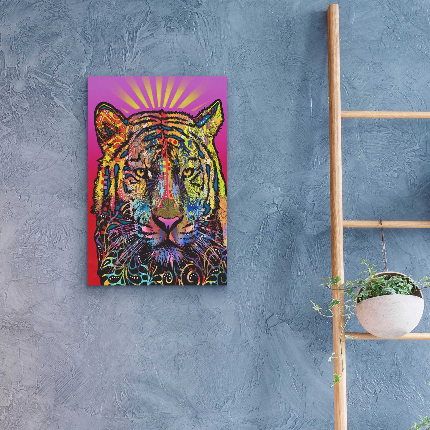 Epic Art 'Regal (Tiger)' by Dean Russo, Acrylic Glass Wall Art,16x24