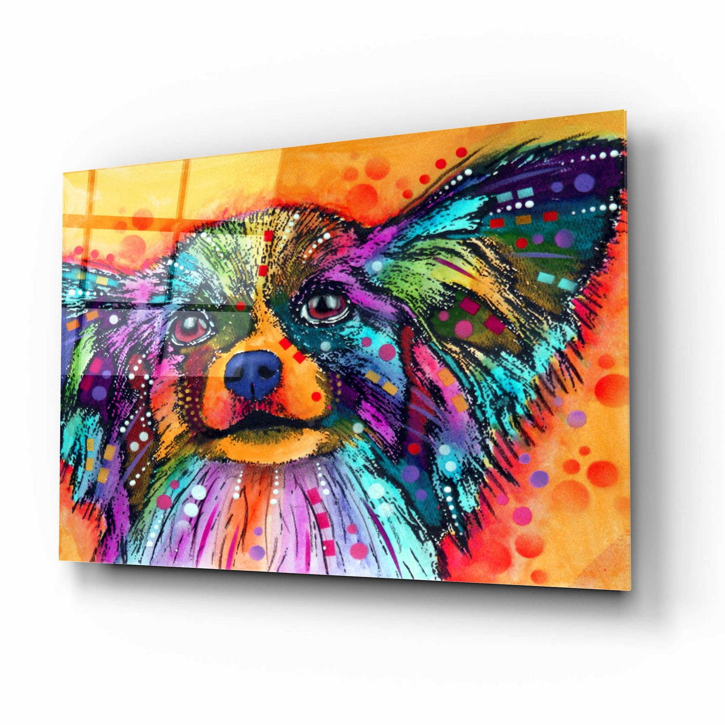 Epic Art 'Papillion' by Dean Russo, Acrylic Glass Wall Art,16x12