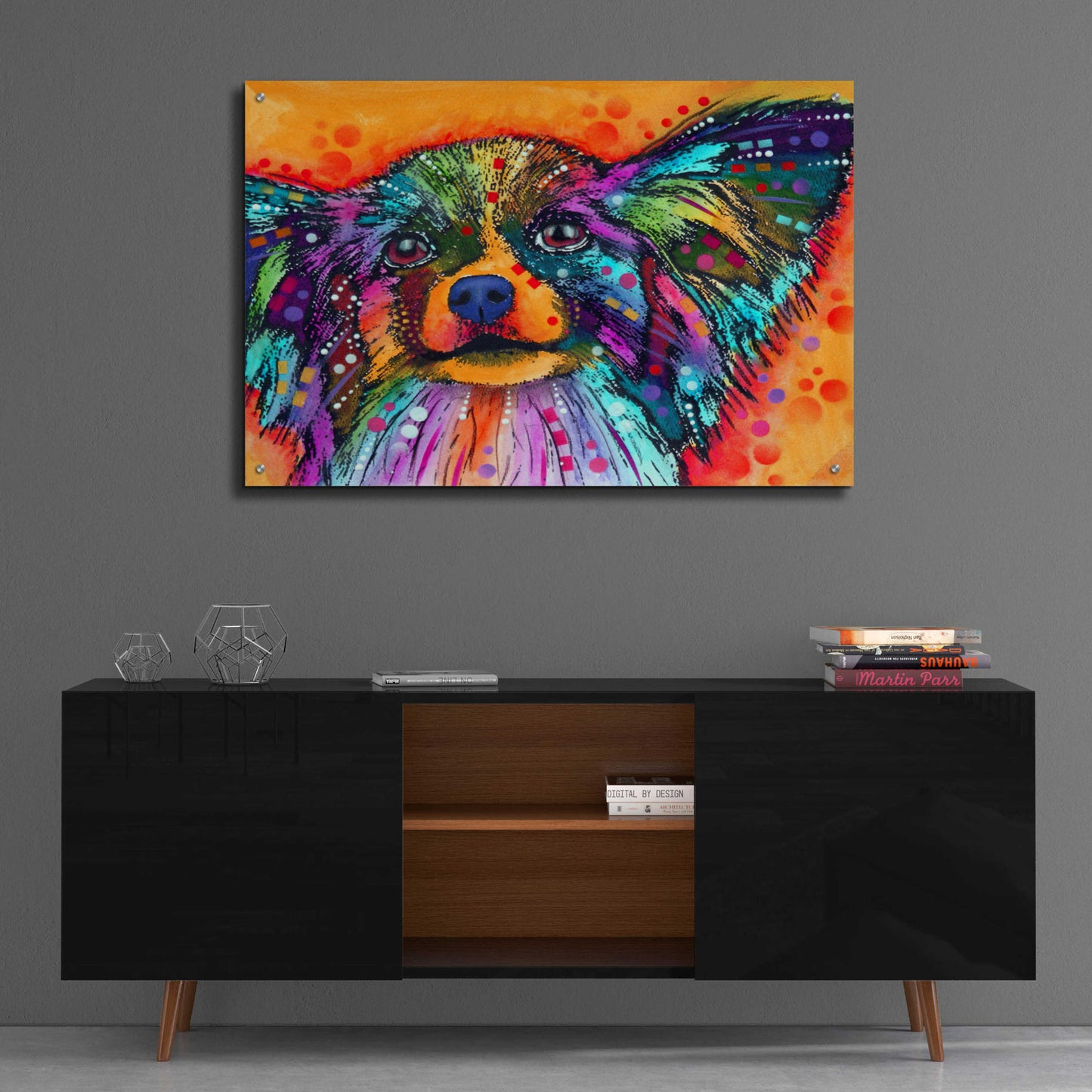 Epic Art 'Papillion' by Dean Russo, Acrylic Glass Wall Art,36x24