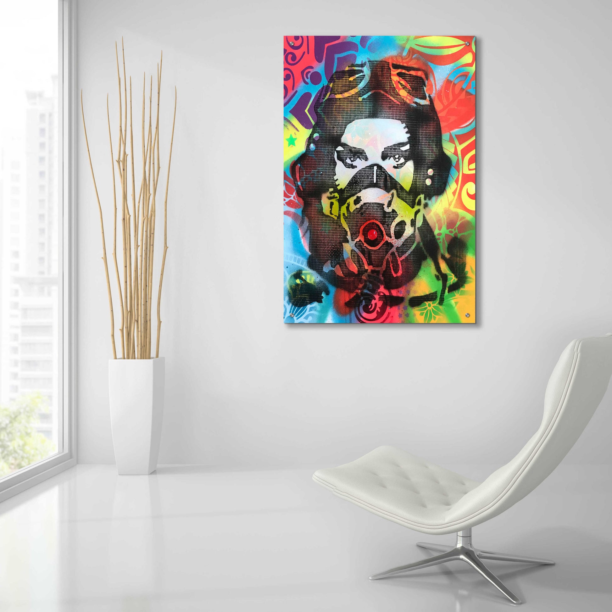 Epic Art 'Flygirl' by Dean Russo, Acrylic Glass Wall Art,24x36