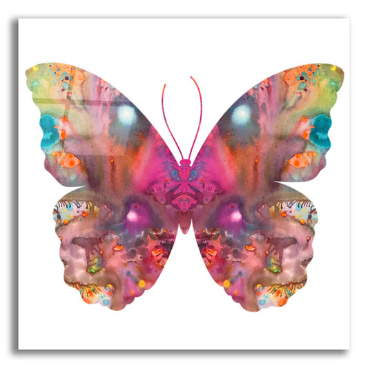 Epic Art 'Abstract I Butterfly' by Dean Russo, Acrylic Glass Wall Art