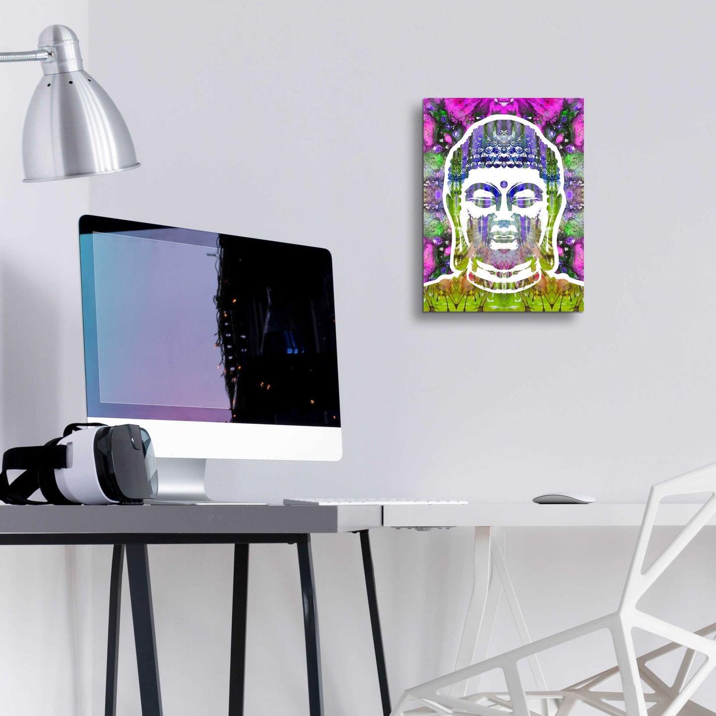 Epic Art 'Buddha' by Dean Russo, Acrylic Glass Wall Art,12x16