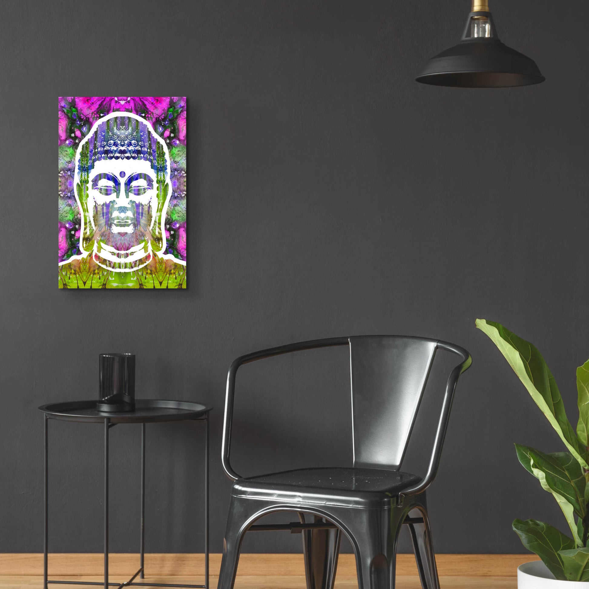 Epic Art 'Buddha' by Dean Russo, Acrylic Glass Wall Art,16x24