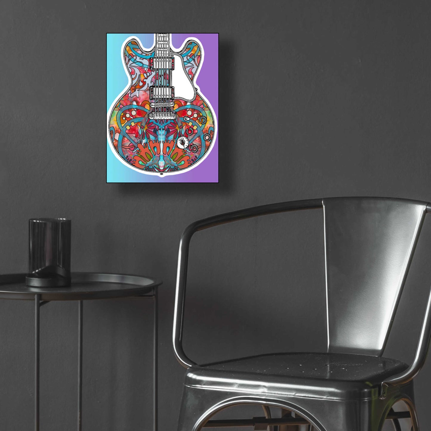 Epic Art 'Gibson ES-355' by Dean Russo, Acrylic Glass Wall Art,12x16