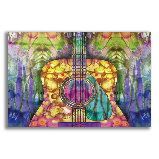 Epic Art 'Guitar 2' by Dean Russo, Acrylic Glass Wall Art