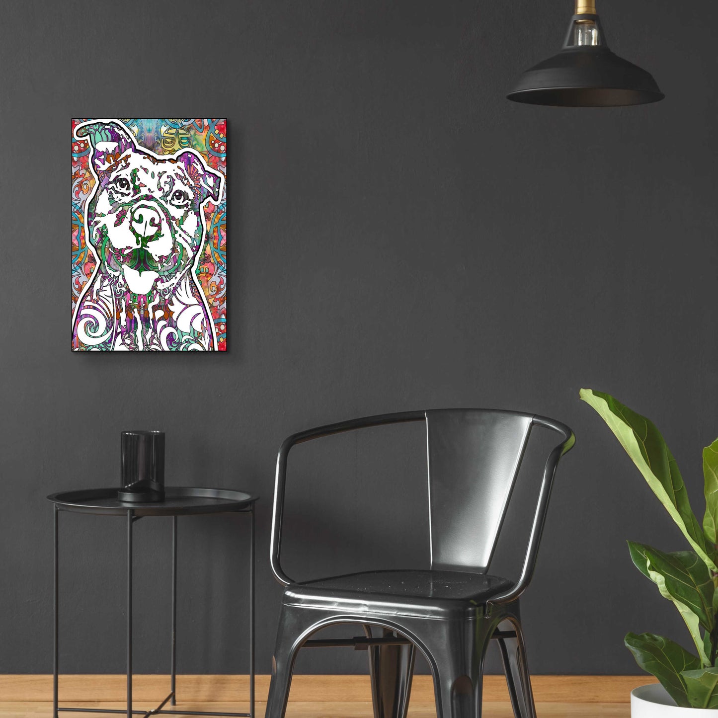 Epic Art 'Happy Pit' by Dean Russo, Acrylic Glass Wall Art,16x24