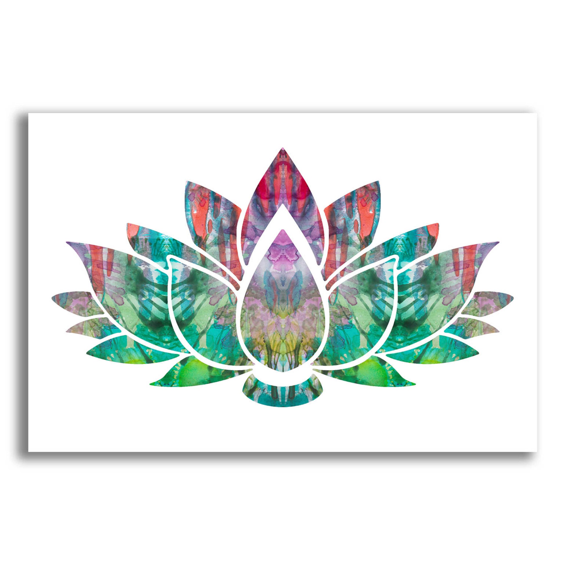 Epic Art 'Lotus' by Dean Russo, Acrylic Glass Wall Art