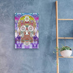 Epic Art 'Sugar Skull' by Dean Russo, Acrylic Glass Wall Art,16x24