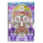 Epic Art 'Sugar Skull' by Dean Russo, Acrylic Glass Wall Art