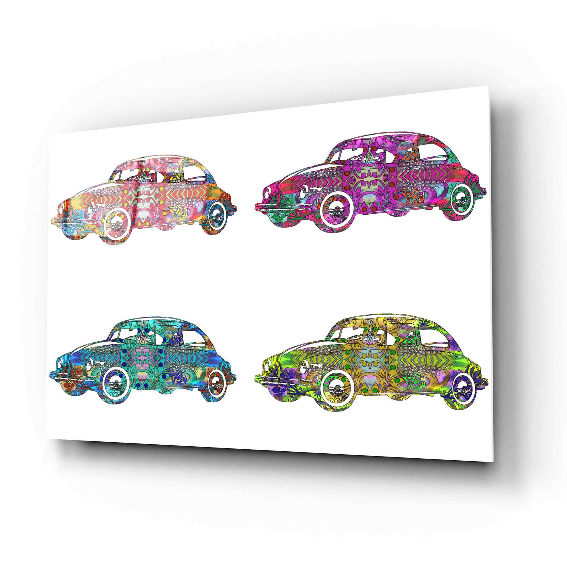 Epic Art '4 Vw's' by Dean Russo, Acrylic Glass Wall Art,16x12