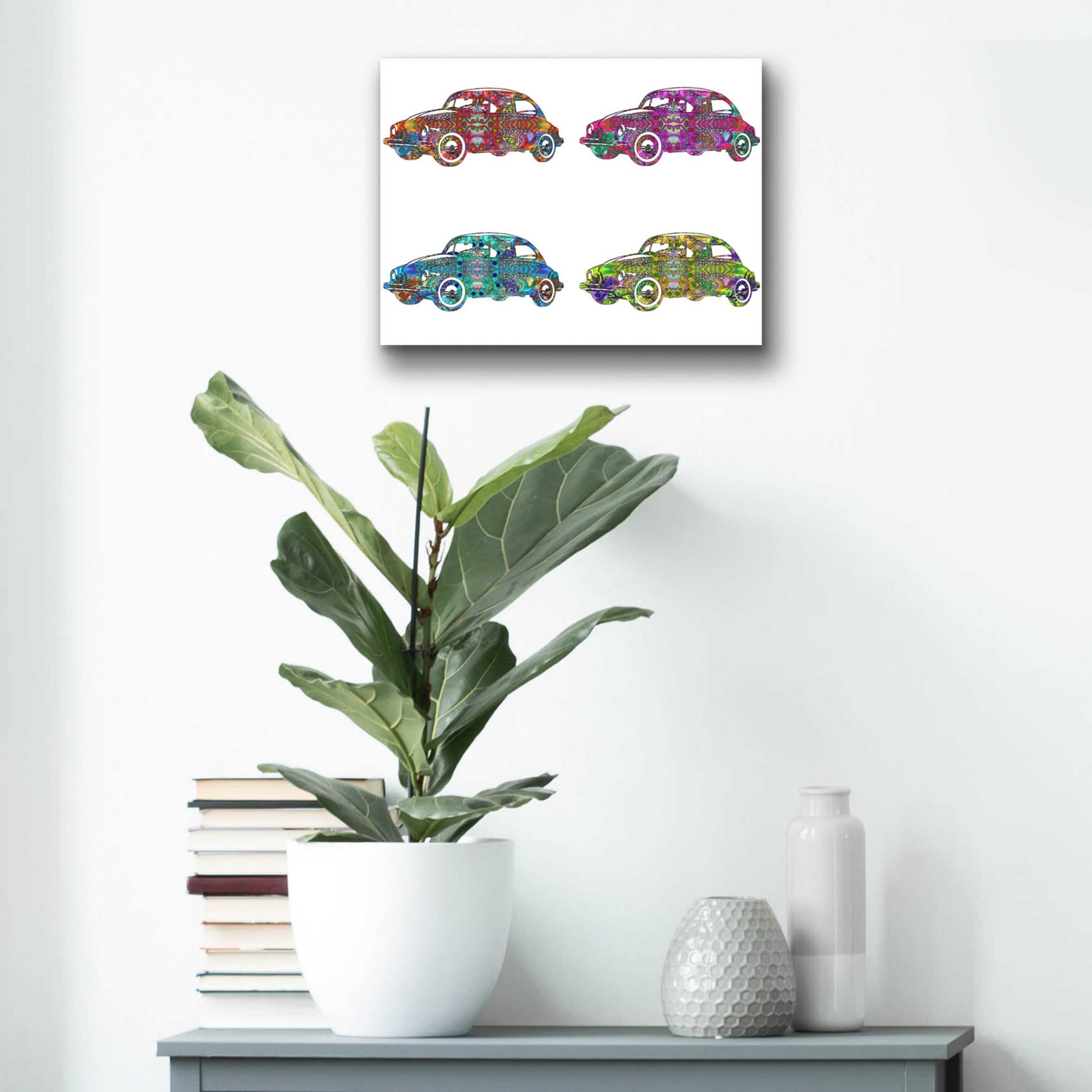 Epic Art '4 Vw's' by Dean Russo, Acrylic Glass Wall Art,16x12