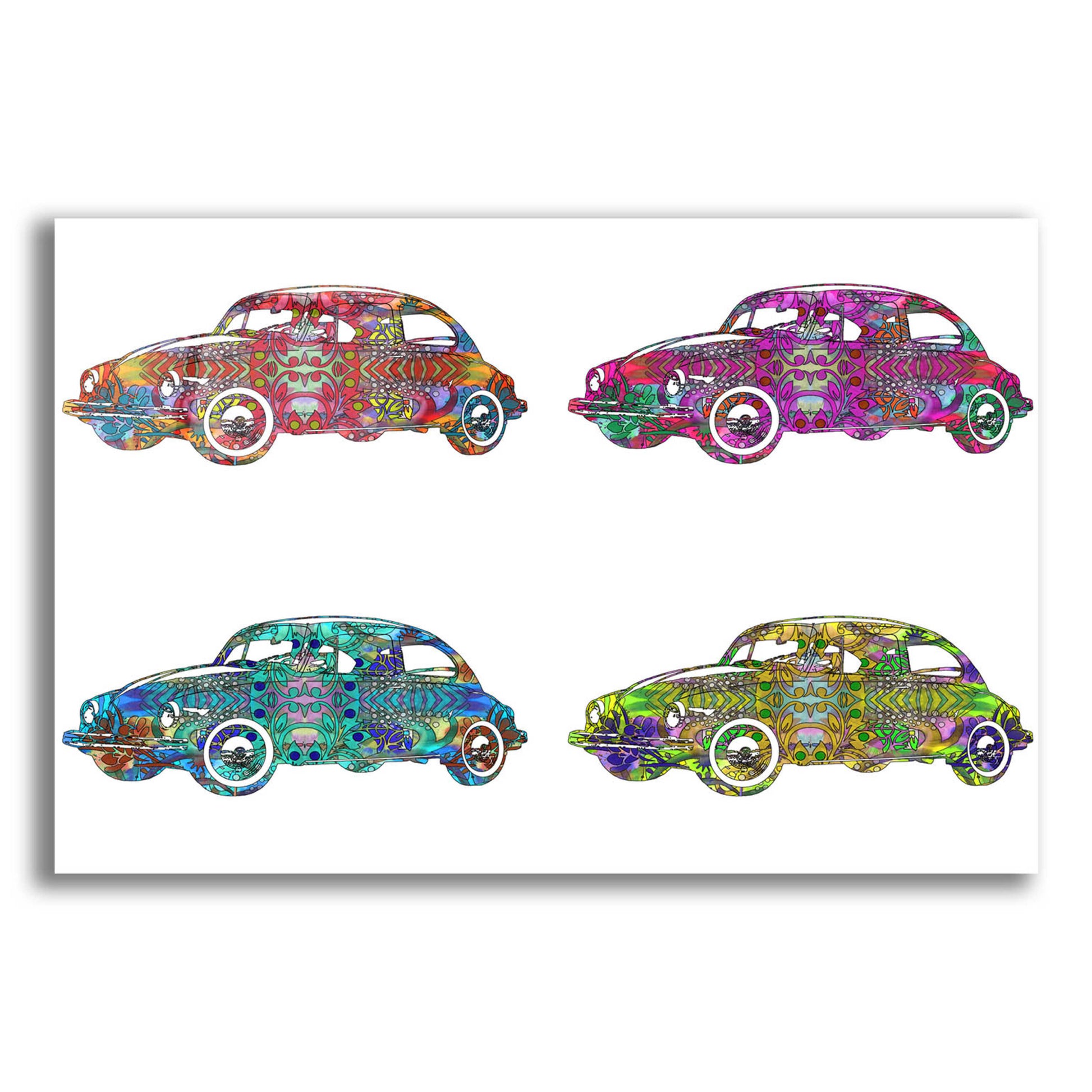 Epic Art '4 Vw's' by Dean Russo, Acrylic Glass Wall Art,16x12