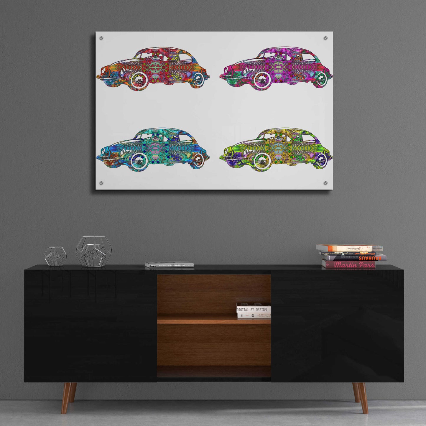 Epic Art '4 Vw's' by Dean Russo, Acrylic Glass Wall Art,36x24