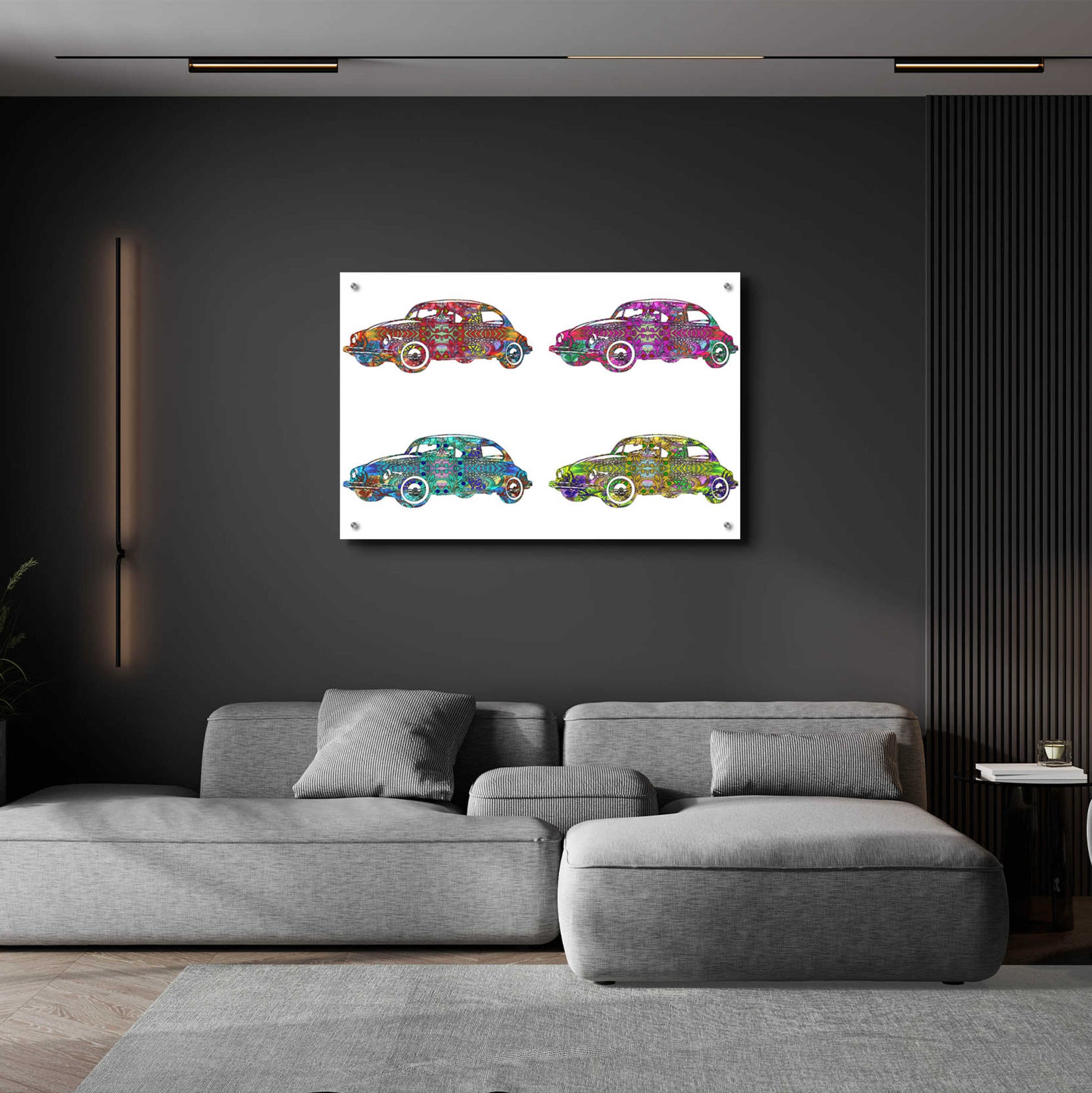 Epic Art '4 Vw's' by Dean Russo, Acrylic Glass Wall Art,36x24