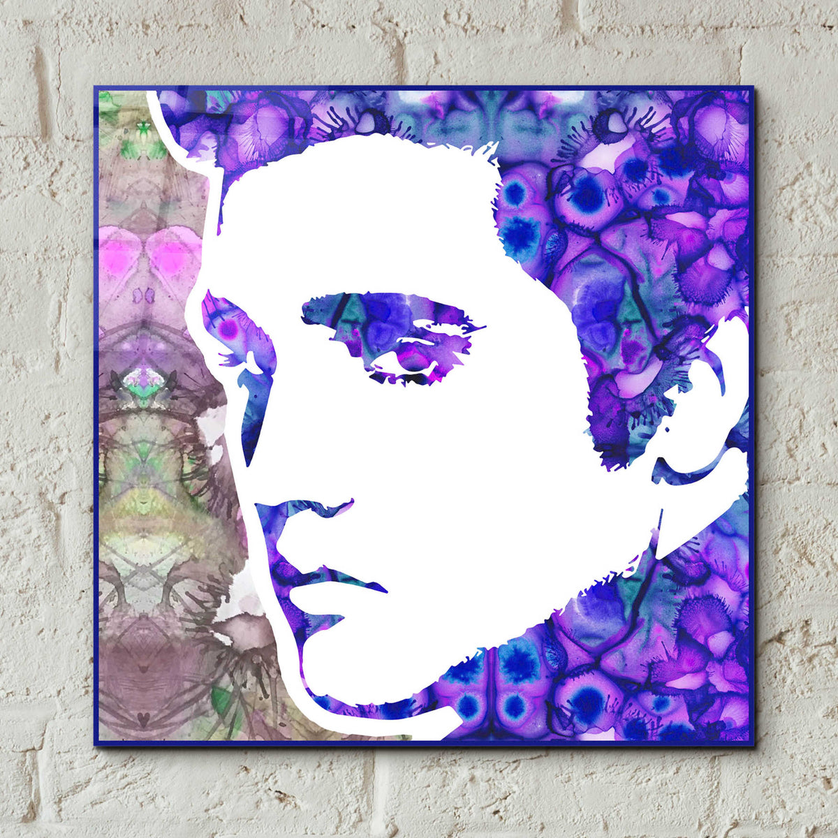 Epic Art 'Elvis 6' by Dean Russo, Acrylic Glass Wall Art,12x12