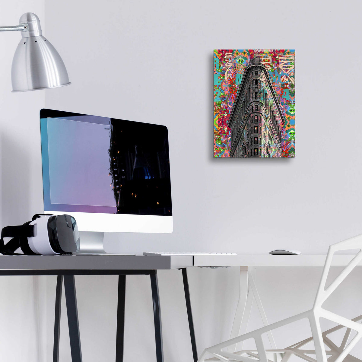 Epic Art 'Flatiron' by Dean Russo, Acrylic Glass Wall Art,12x16