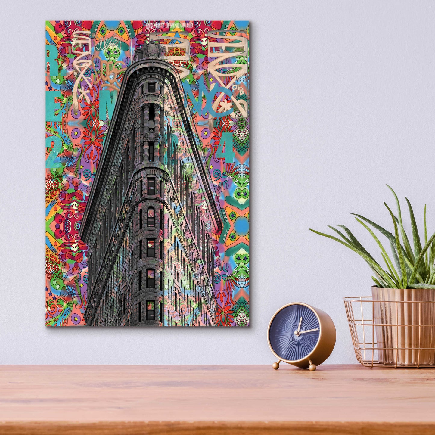 Epic Art 'Flatiron' by Dean Russo, Acrylic Glass Wall Art,12x16