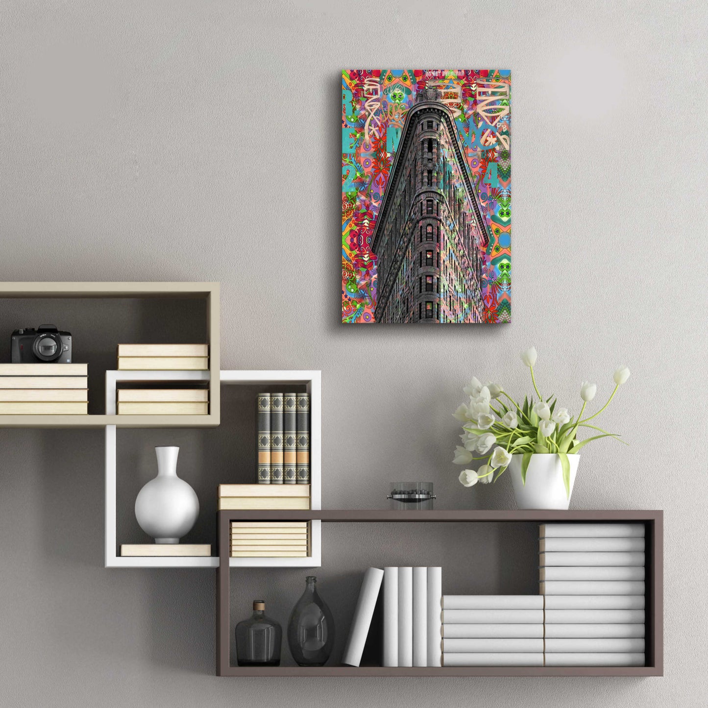 Epic Art 'Flatiron' by Dean Russo, Acrylic Glass Wall Art,16x24