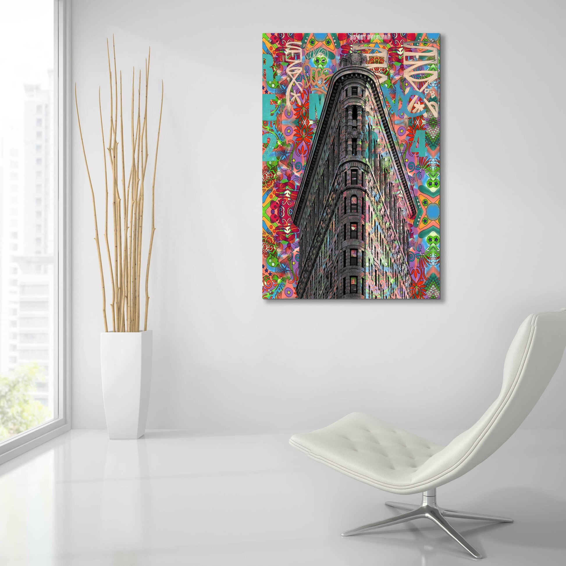 Epic Art 'Flatiron' by Dean Russo, Acrylic Glass Wall Art,24x36