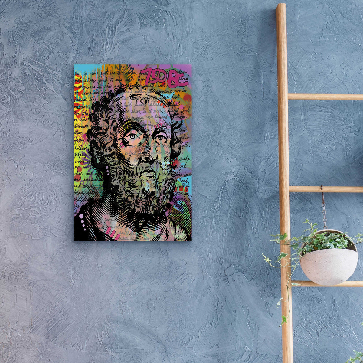 Epic Art 'Homer' by Dean Russo, Acrylic Glass Wall Art,16x24