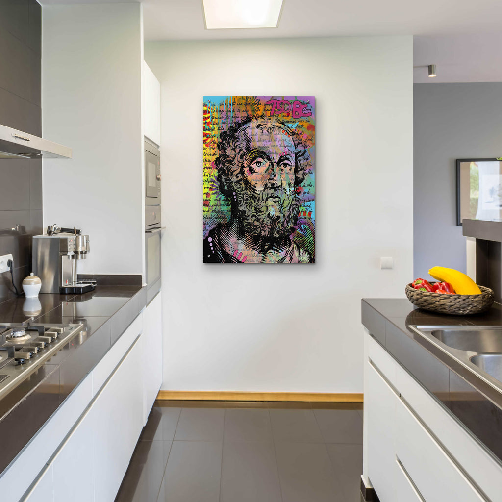 Epic Art 'Homer' by Dean Russo, Acrylic Glass Wall Art,24x36