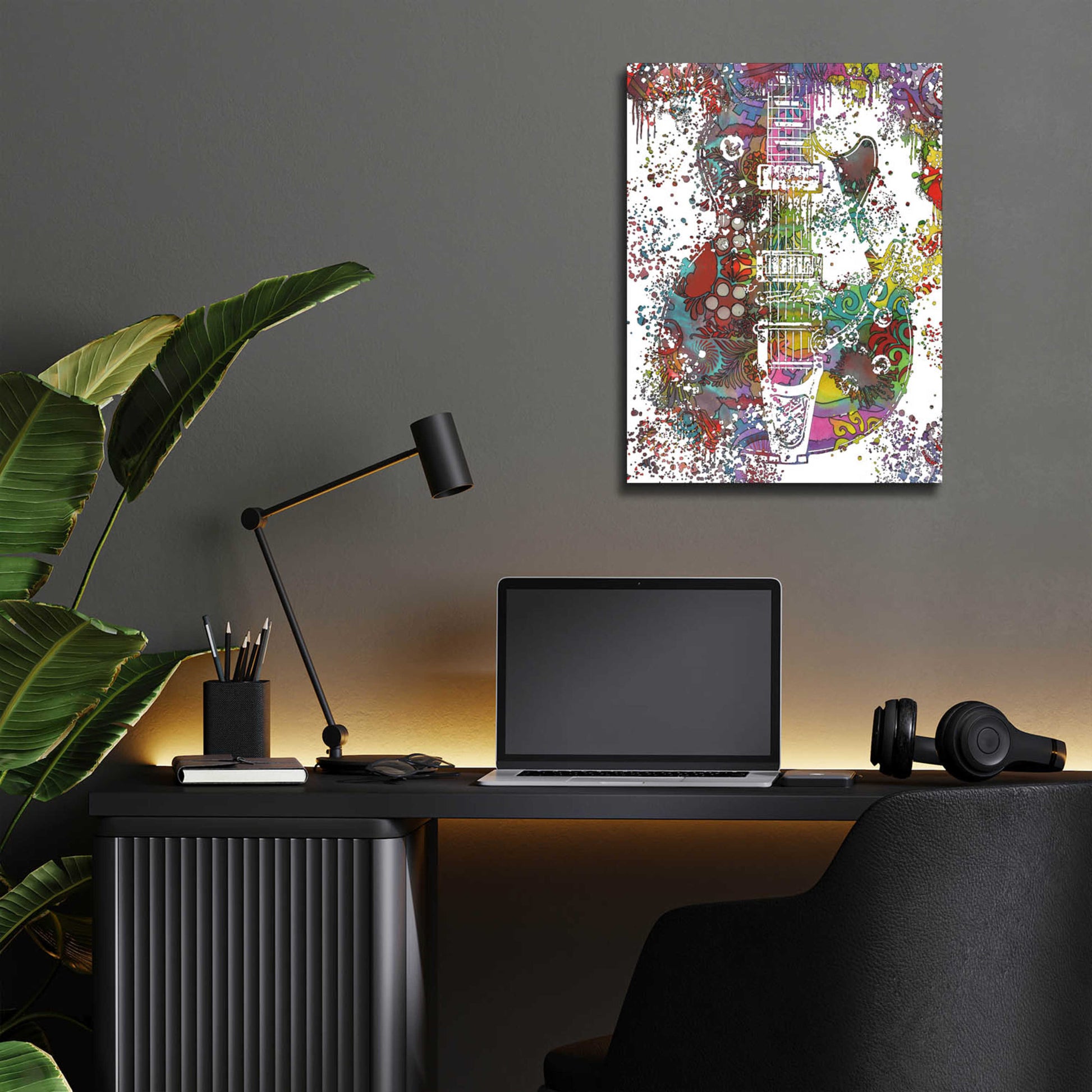 Epic Art 'Les Paul Whammy' by Dean Russo, Acrylic Glass Wall Art,12x16