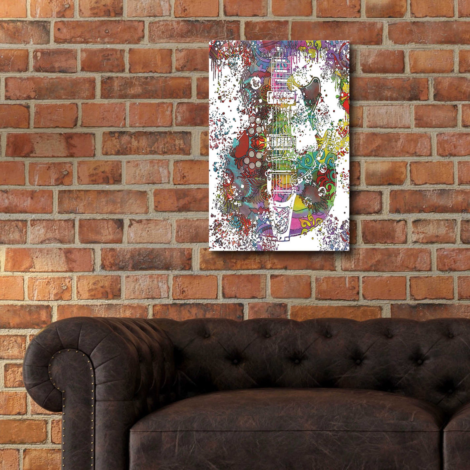 Epic Art 'Les Paul Whammy' by Dean Russo, Acrylic Glass Wall Art,16x24