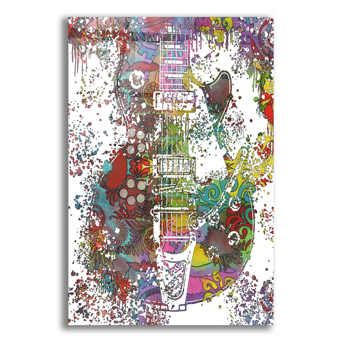 Epic Art 'Les Paul Whammy' by Dean Russo, Acrylic Glass Wall Art