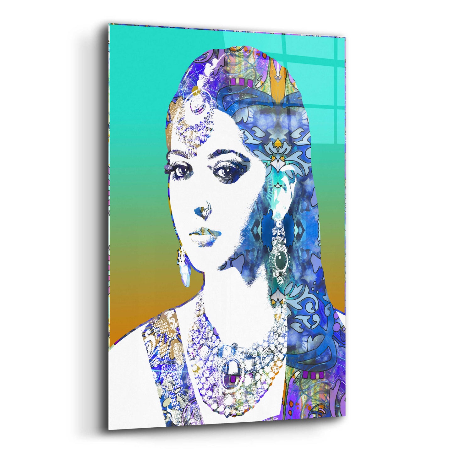 Epic Art 'Shimla' by Dean Russo, Acrylic Glass Wall Art,12x16