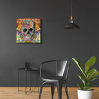 Epic Art 'Smile Skull' by Dean Russo, Acrylic Glass Wall Art,24x24
