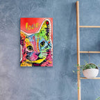 Epic Art 'TiltCat Love' by Dean Russo, Acrylic Glass Wall Art,16x24