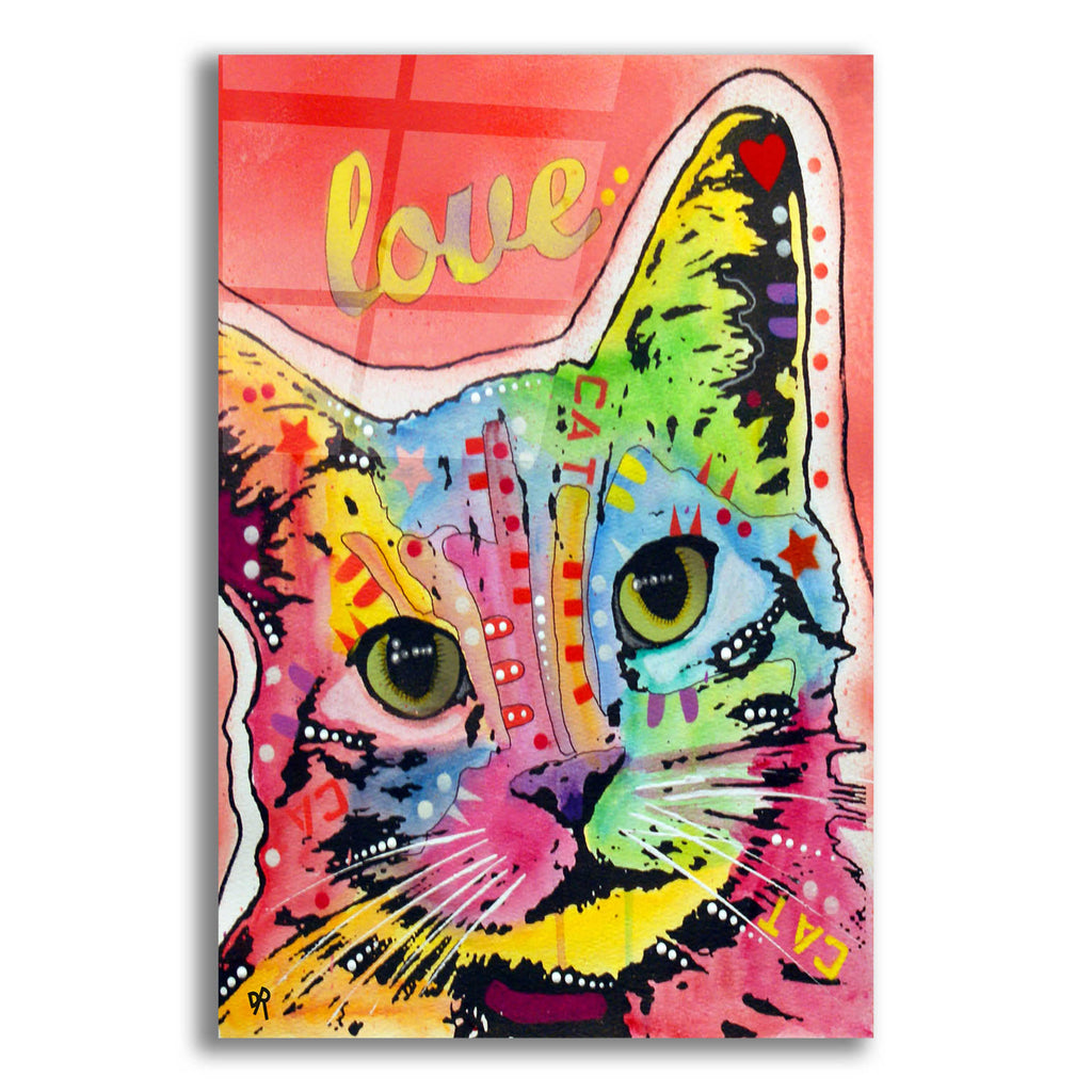 Epic Art 'TiltCat Love' by Dean Russo, Acrylic Glass Wall Art