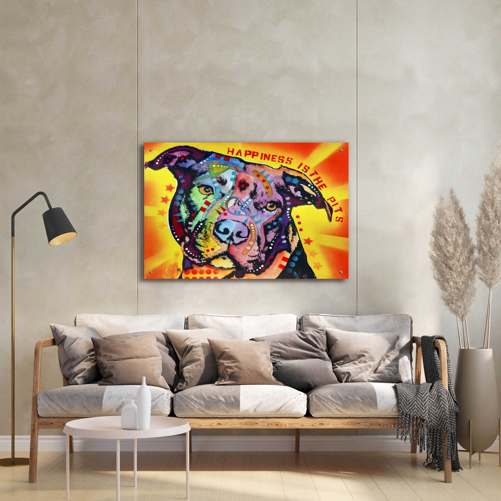 Epic Art 'Happiness Is The Pits Sunray' by Dean Russo, Acrylic Glass Wall Art,36x24