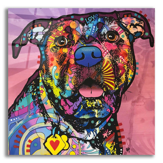 Epic Art 'Love Face' by Dean Russo, Acrylic Glass Wall Art