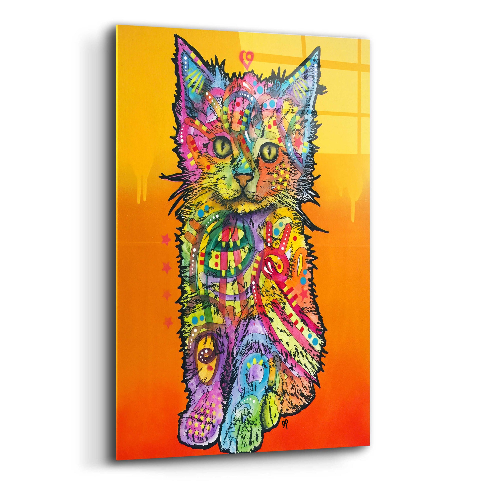 Epic Art 'Love Kitten' by Dean Russo, Acrylic Glass Wall Art,12x16