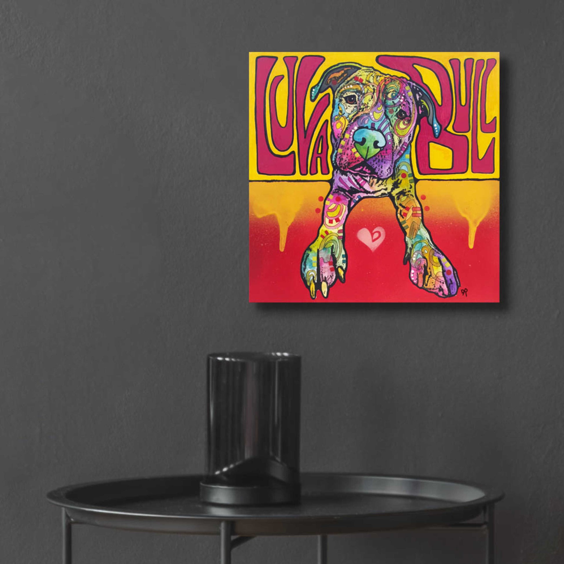 Epic Art 'Luva Bull' by Dean Russo, Acrylic Glass Wall Art,12x12