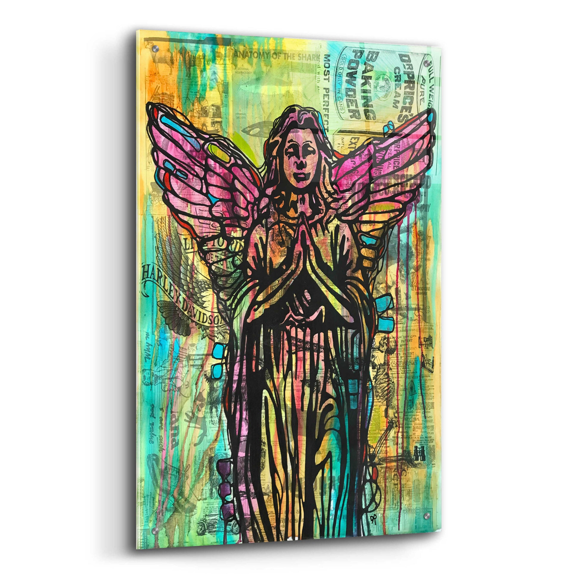 Epic Art 'Most Perfect Angel' by Dean Russo, Acrylic Glass Wall Art,24x36