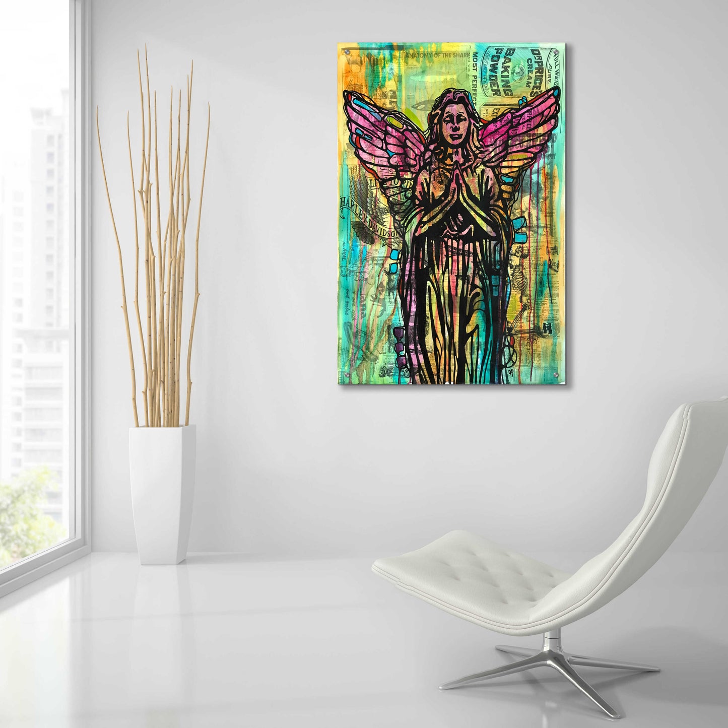 Epic Art 'Most Perfect Angel' by Dean Russo, Acrylic Glass Wall Art,24x36