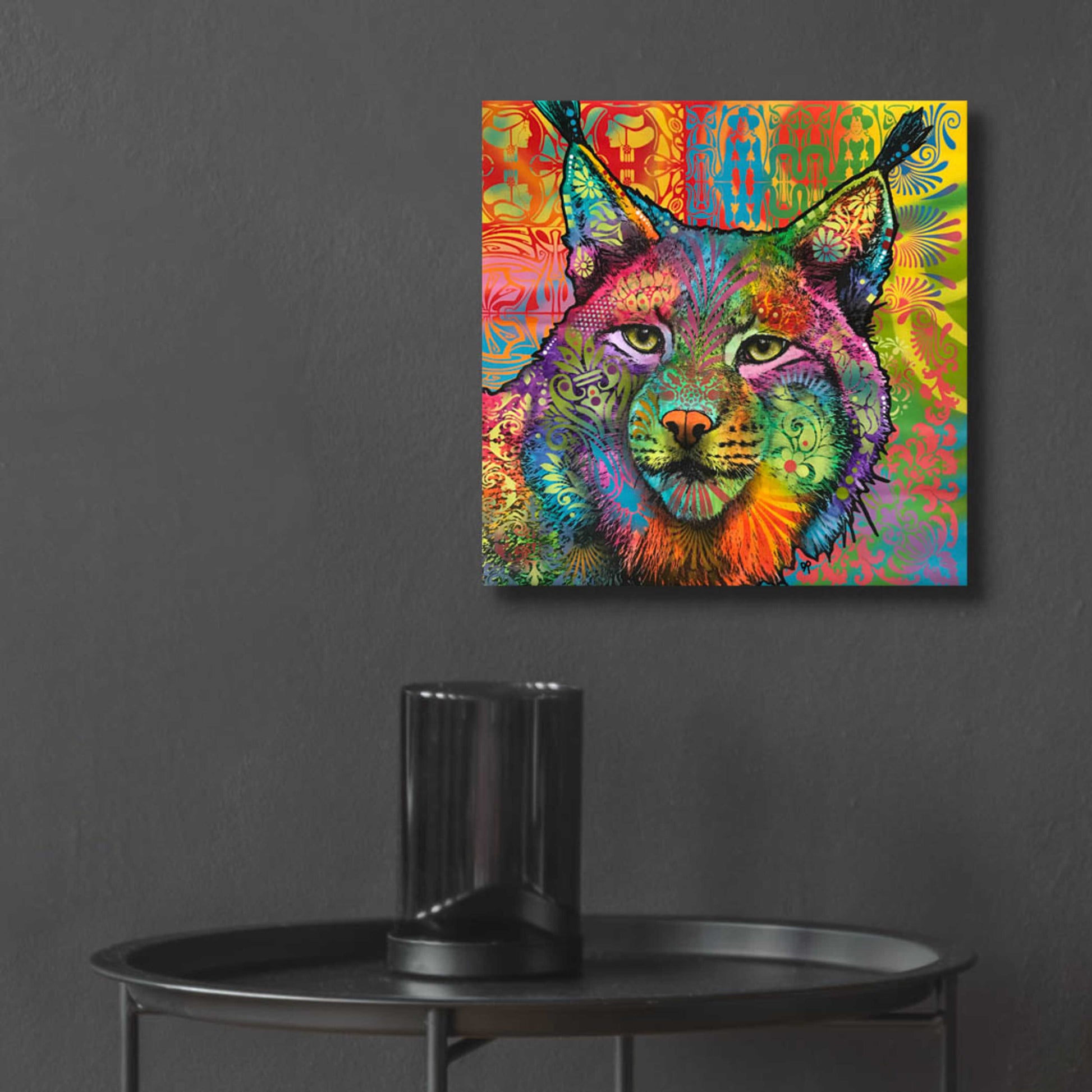 Epic Art 'The Lynx' by Dean Russo, Acrylic Glass Wall Art,12x12
