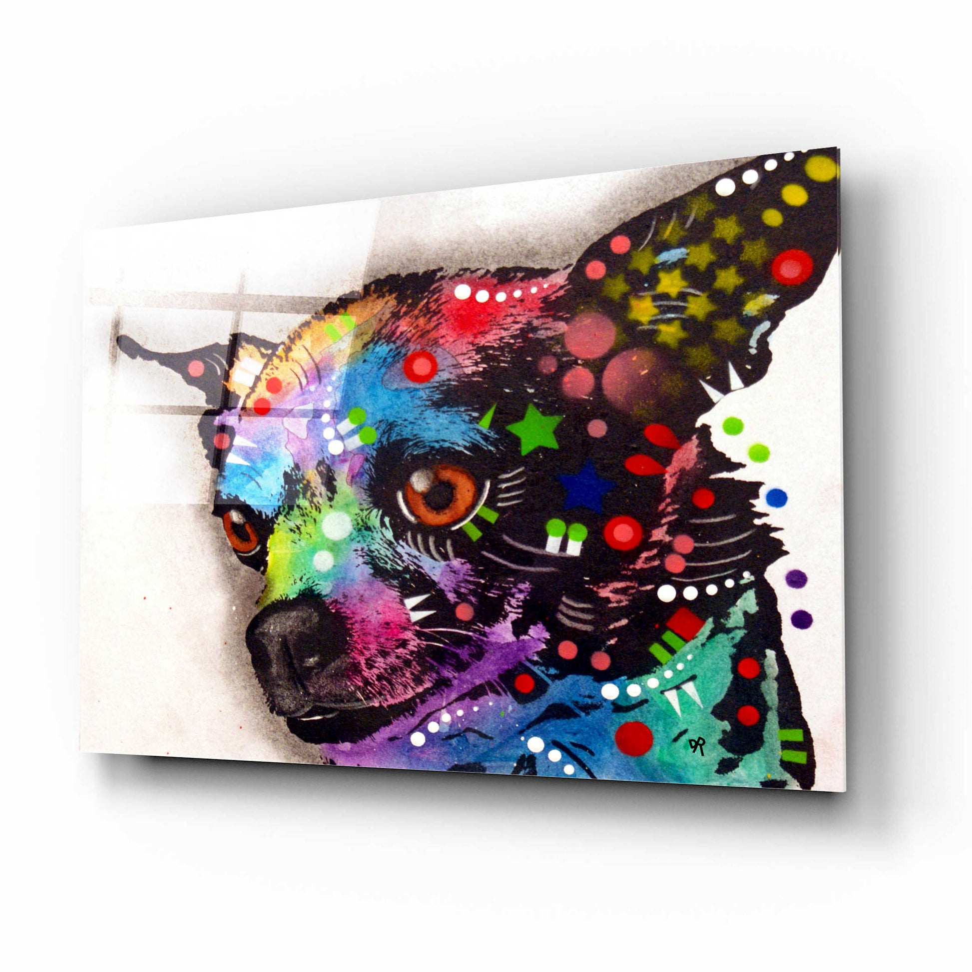 Epic Art 'CHICHI' by Dean Russo, Acrylic Glass Wall Art,16x12