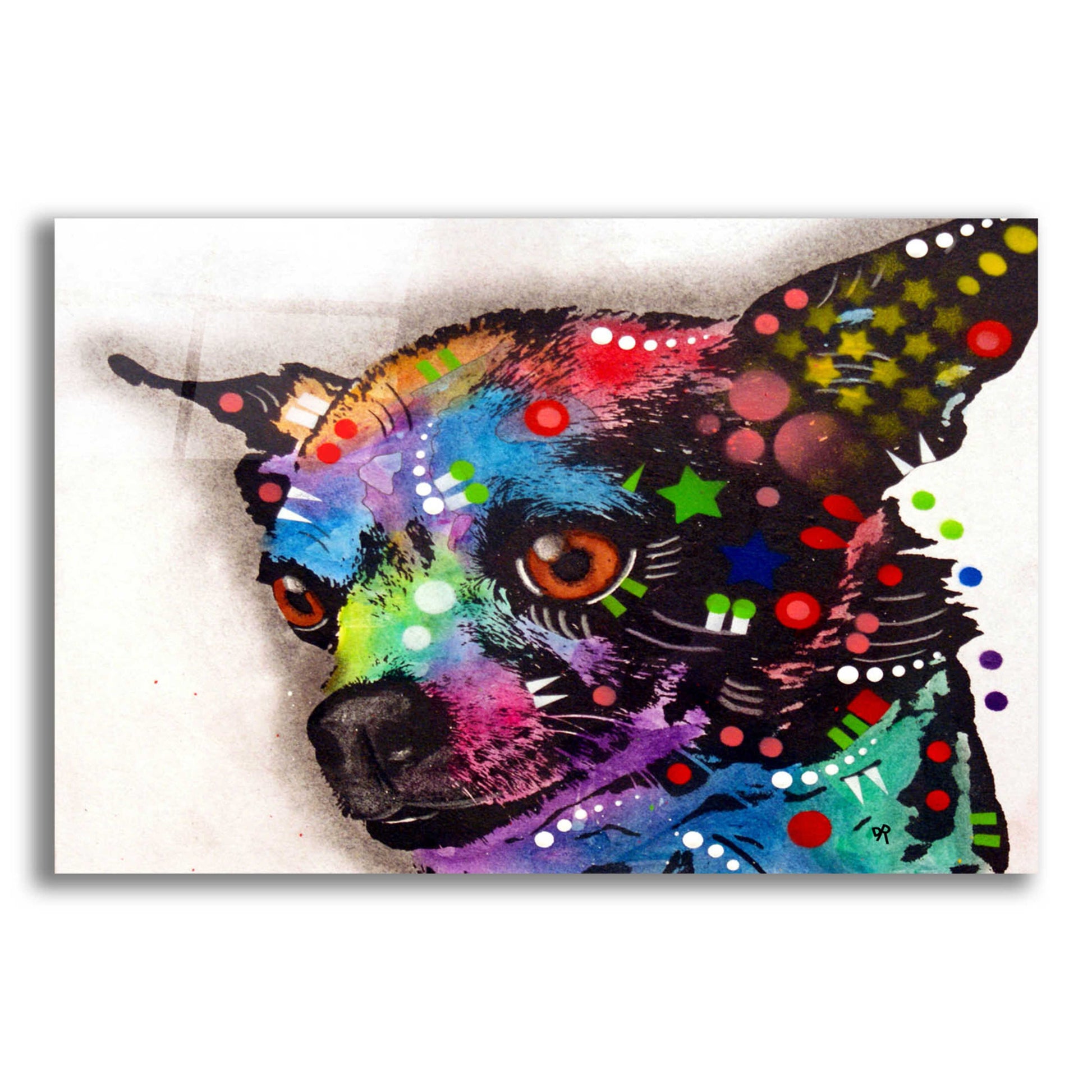 Epic Art 'CHICHI' by Dean Russo, Acrylic Glass Wall Art,16x12