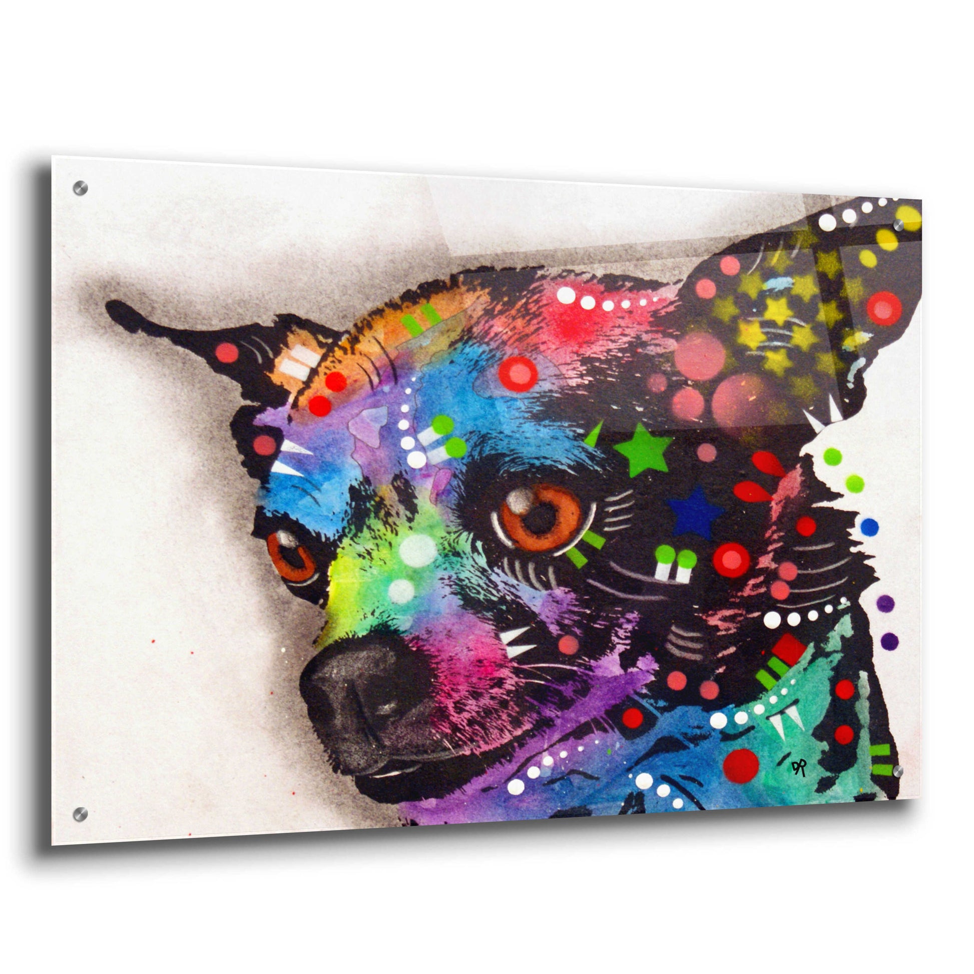 Epic Art 'CHICHI' by Dean Russo, Acrylic Glass Wall Art,36x24