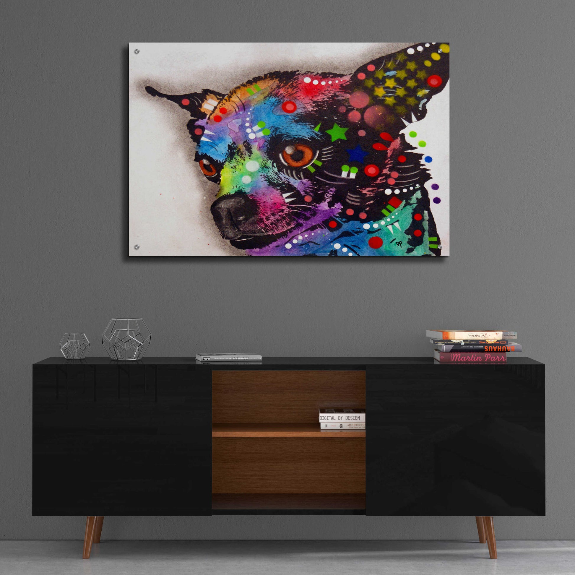 Epic Art 'CHICHI' by Dean Russo, Acrylic Glass Wall Art,36x24